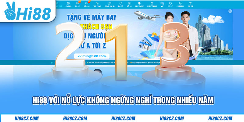 Giới Thiệu Hi88 - Sân Chơi Cá Cược Hàng Đầu Châu Á 1 Hi88 với nỗ lực không ngừng nghỉ trong nhiều năm